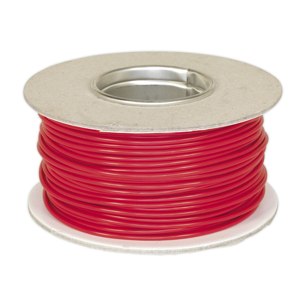 Sealey AC2830RE Thin Wall Single Automotive Cable 2mm� 28/0.30mm 50m - Red