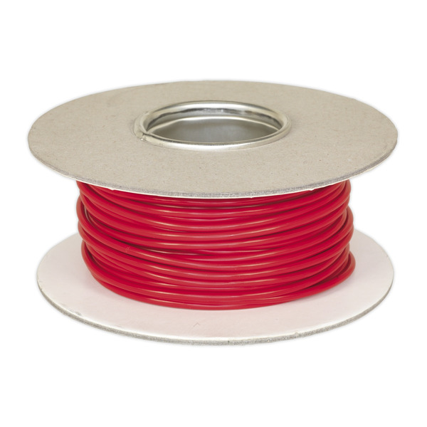 Sealey AC4430RE Automotive Cable Thin Wall Single 3mm� 44/0.30mm 30m - Red