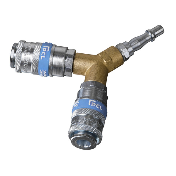 Sealey AC87 PCL Twin Coupling Y-Adaptor