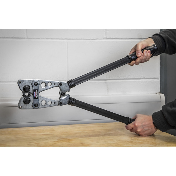 Sealey AK120B Copper Lug Terminal Crimping Tool 10-120mm�