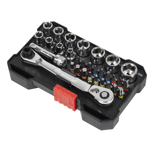 Sealey AK2111 Premier Socket & Colour-Coded Bit Set 1/4