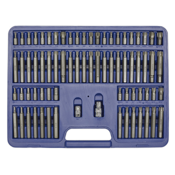Sealey AK21974 Premier TRX-Star*/Security TRX-Star*/Hex/Ribe/Spline Bit Set 3/8