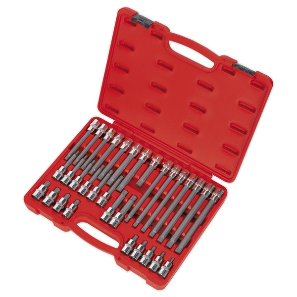 Sealey AK2198 Premier Ribe Socket Bit Set 1/2