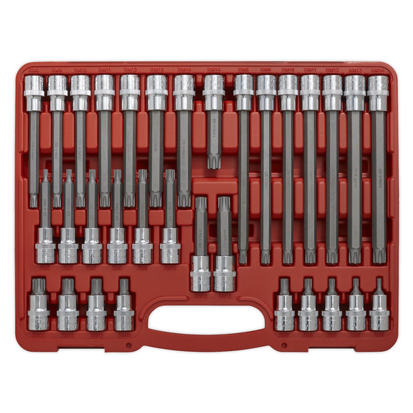 Sealey AK2198 Premier Ribe Socket Bit Set 1/2