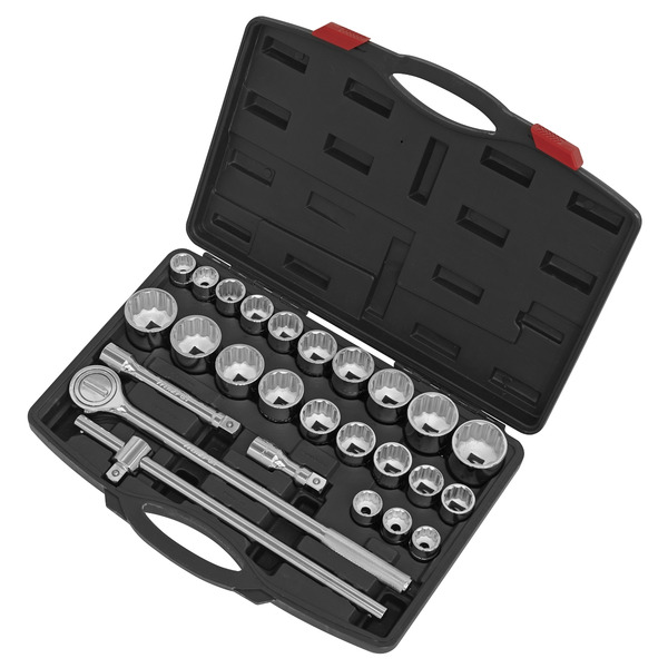 Sealey Premier Metric/Imperial Socket Set 3/4