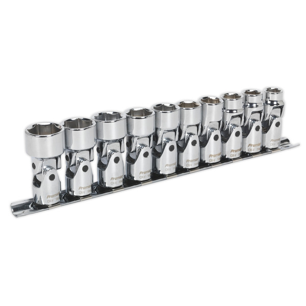 Sealey AK2710 Premier Universal Joint Socket Set 3/8