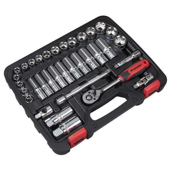 Sealey AK27481 Premier Lock-On™ Socket Set 3/8