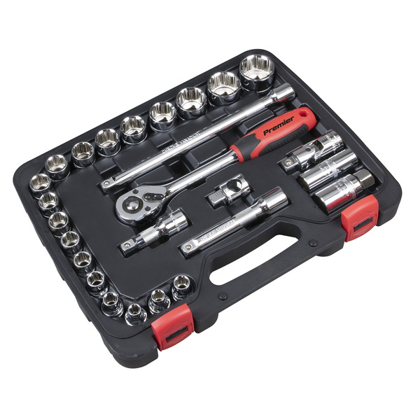 Sealey AK27482 Premier Lock-On™ Socket Set 1/2