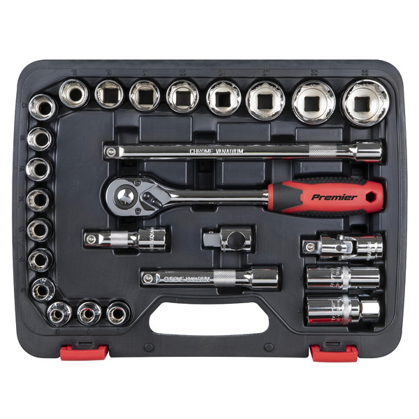 Sealey AK27482 Premier Lock-On™ Socket Set 1/2