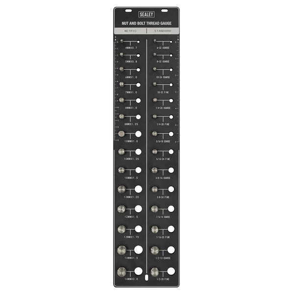 Sealey AK28 Metric/Imperial Nut & Bolt Thread Checker