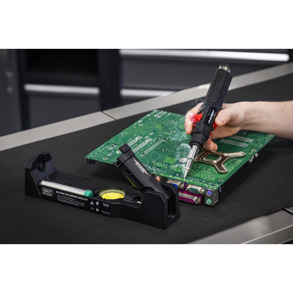 Sealey AK2976 Butane Soldering Iron Kit 3-in-1 Quick Release