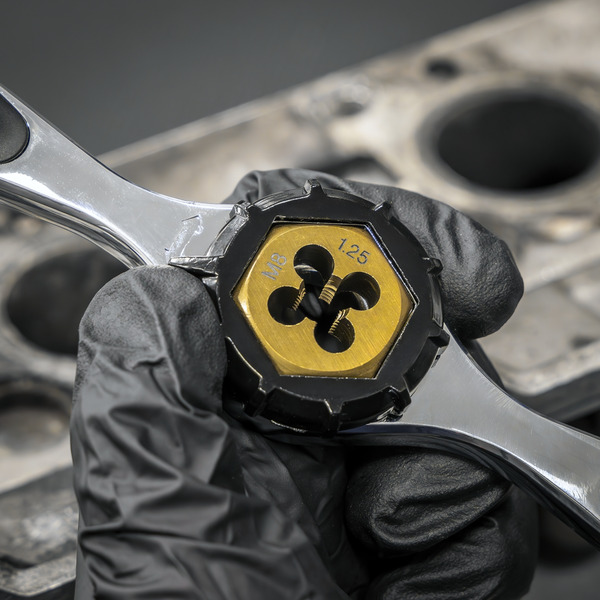 Sealey AK3026 Titanium Coated Hexagonal Tap & Die Set 26pc