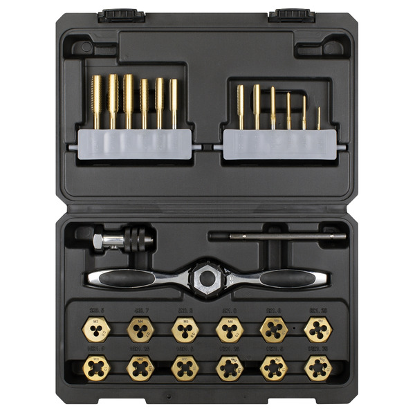 Sealey AK3026 Titanium Coated Hexagonal Tap & Die Set 26pc