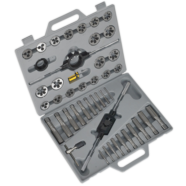 Sealey AK303 Metric Tap & Die Set Split Dies 45pc