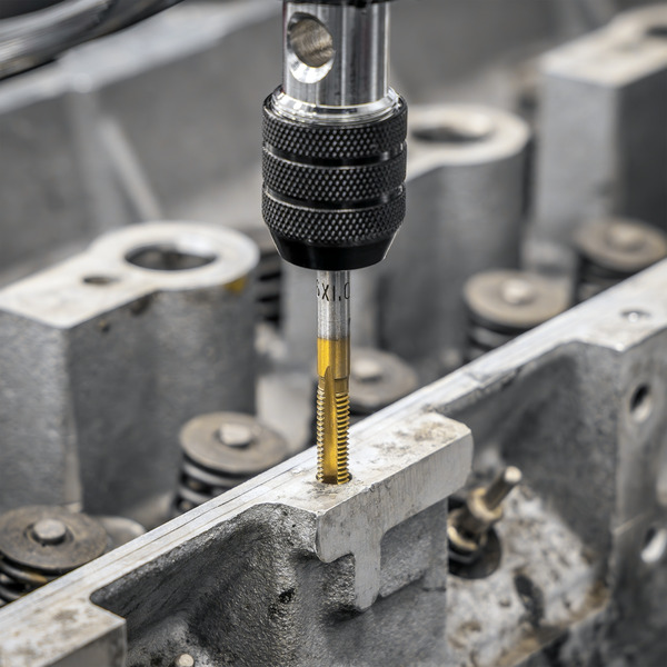 Sealey AK3046 Premier Metric & Imperial Titanium Coated Hexagonal Tap & Die Set 46pc