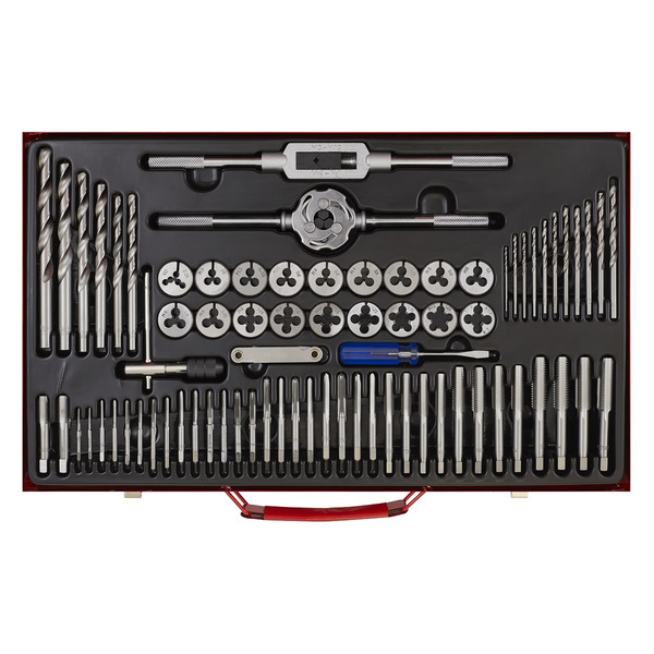 Sealey AK3076 Metric Tap & Die Set Split Dies 76pc