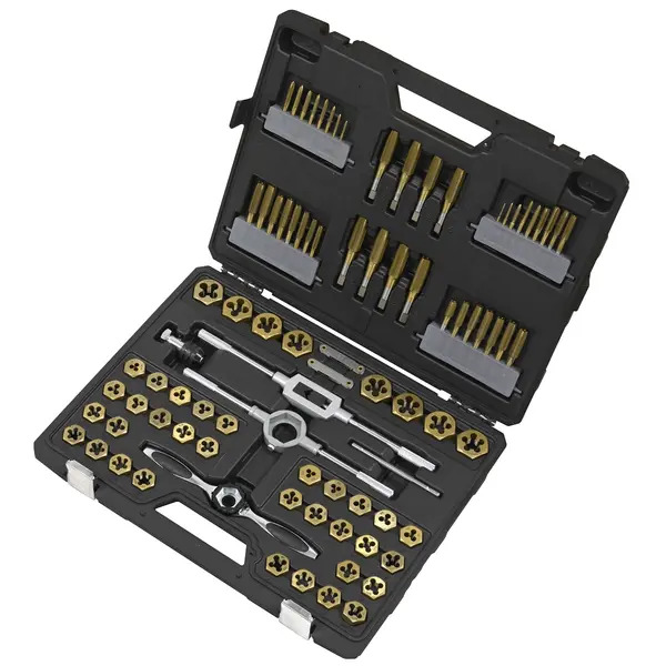 Sealey AK3086HIM Premier Metric/Imperial Hexagonal Tap & Die Set 86pc
