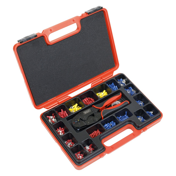 Sealey AK386 Ratchet Crimping Tool Kit 552pc