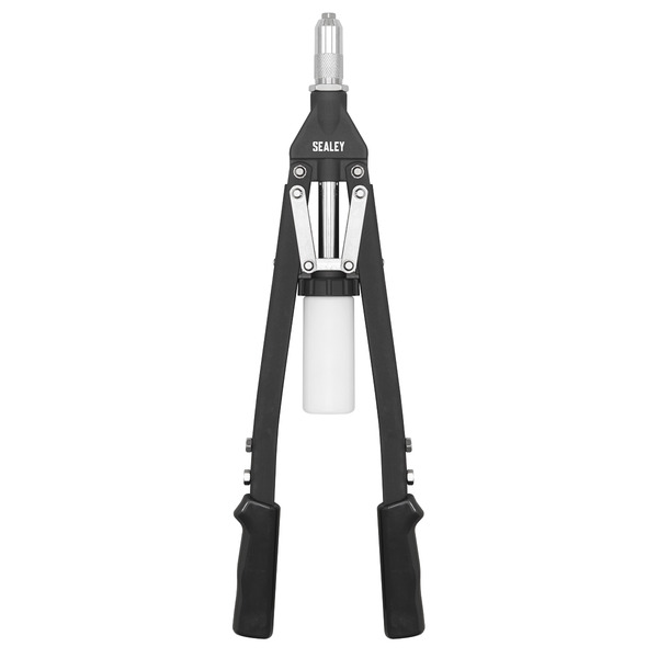 Sealey AK3981 Heavy-Duty Long-Arm Riveter with Collection Bowl