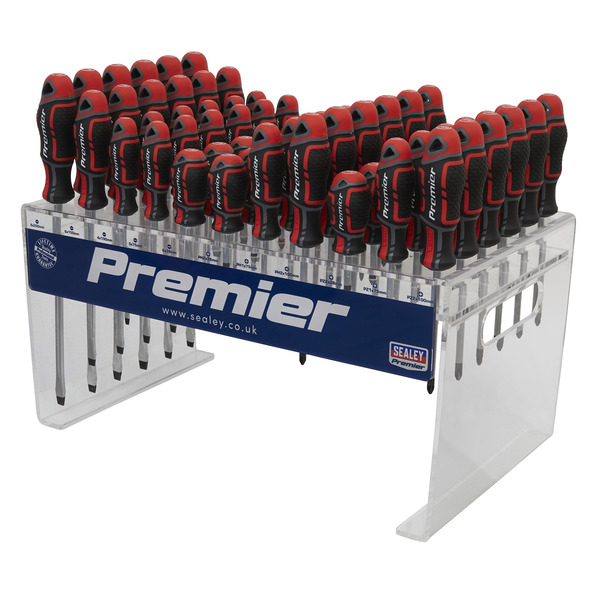 Sealey AK4369DS Premier GripMAX&reg; Individual Screwdrivers Countertop Display 66pc