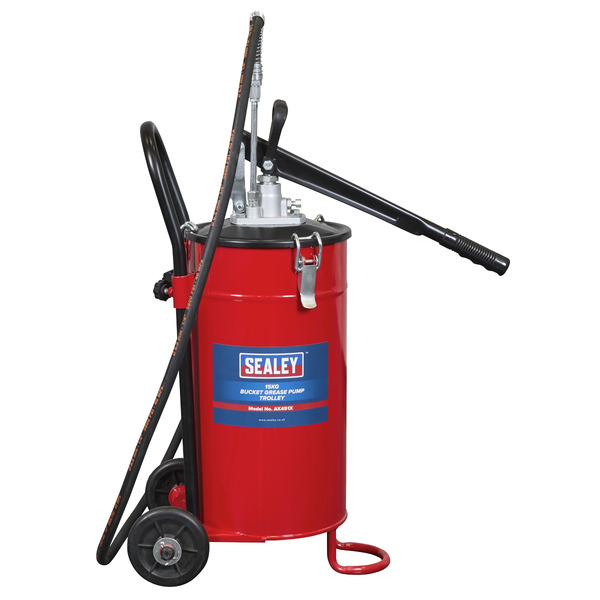Sealey AK451X Bucket Grease Pump Trolley 15kg