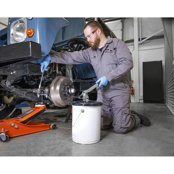 Sealey AK455 Extra-Heavy-Duty Grease Pump with Follower Plate 12.5kg