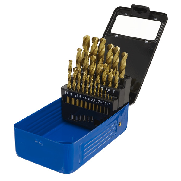 Sealey AK4725 HSS Fully Ground Drill Bit Set 25pc - DIN 338