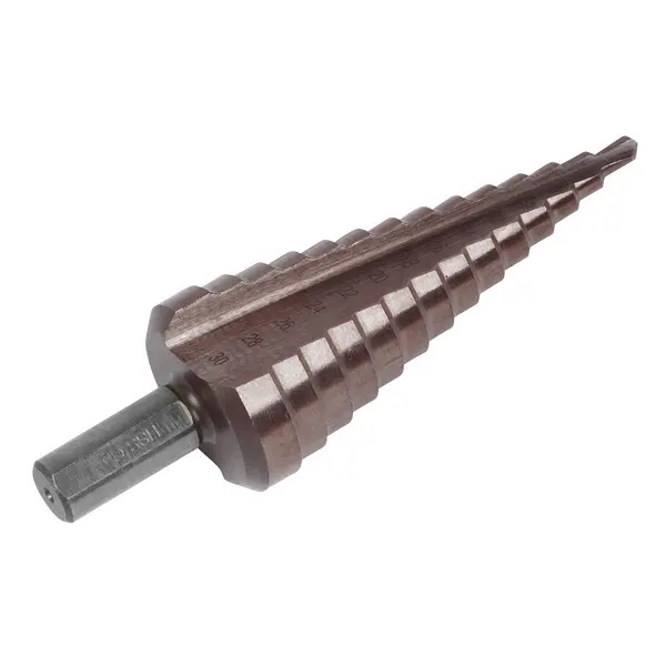 Sealey AK4732 Straight Flute HSS Cobalt Step Drill Bit 4-30mm