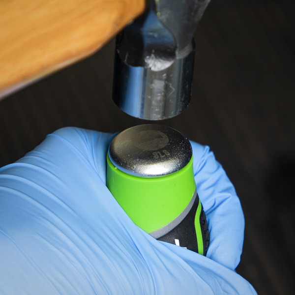 Sealey AK4941HV Premier Hammer-Thru Screwdriver Set 9pc - Hi-Vis Green