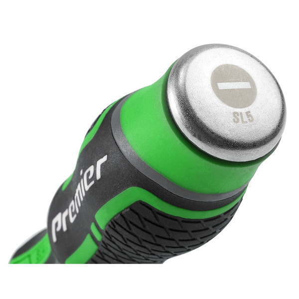 Sealey AK4941HV Premier Hammer-Thru Screwdriver Set 9pc - Hi-Vis Green