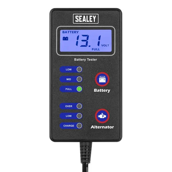 Sealey AK500 Battery & Alternator Tester with LCD Screen 12V