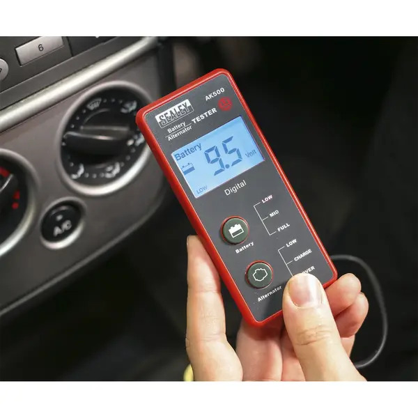 Sealey AK500 Battery & Alternator Tester with LCD Screen 12V