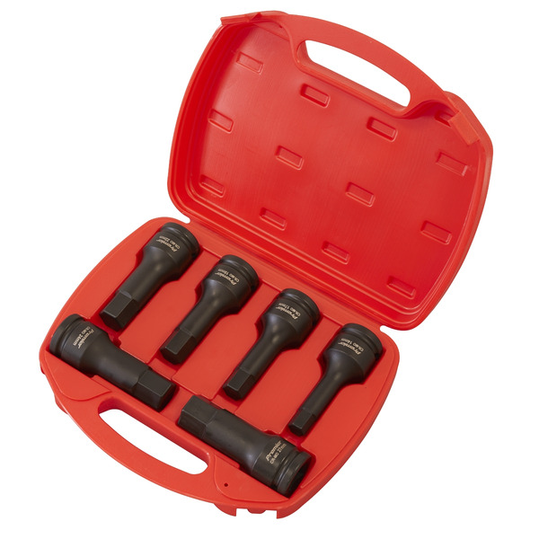 Sealey AK5586 Premier Hex Impact Socket Bit Set 3/4