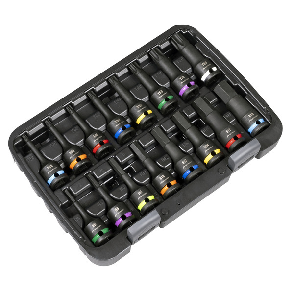 Sealey AK56005 Premier Hex & TRX-Star* Impact Socket Bit Set 1/2