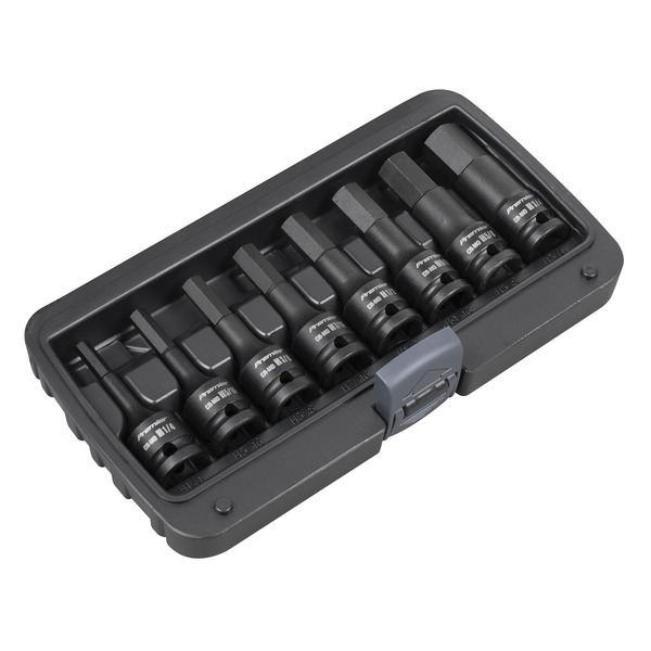 Sealey AK5600 Premier Imperial Hex Impact Socket Bit Set 1/2