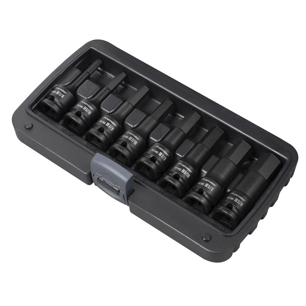 Sealey AK5600 Premier Imperial Hex Impact Socket Bit Set 1/2