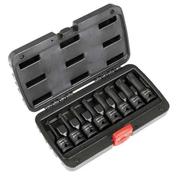 Sealey AK5604 Premier Spline Impact Socket Bit Set 1/2
