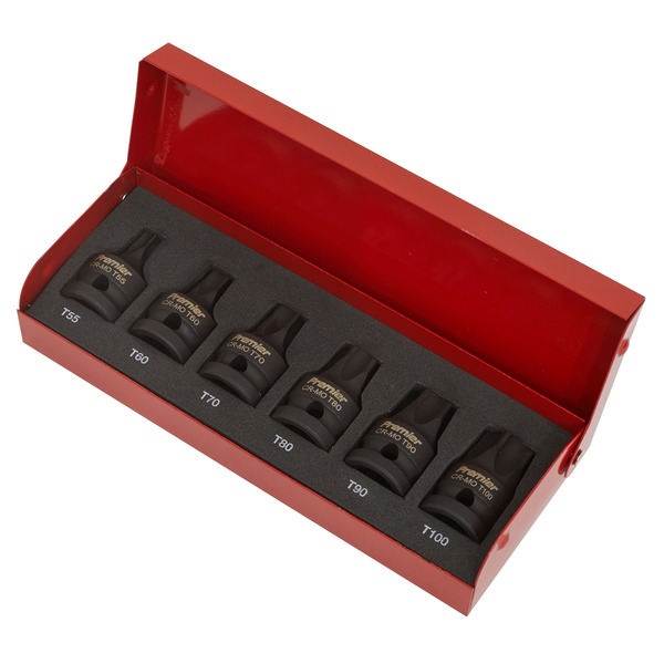 Sealey AK5607 Premier TRX-Star* Impact Socket Bit Set 1/2
