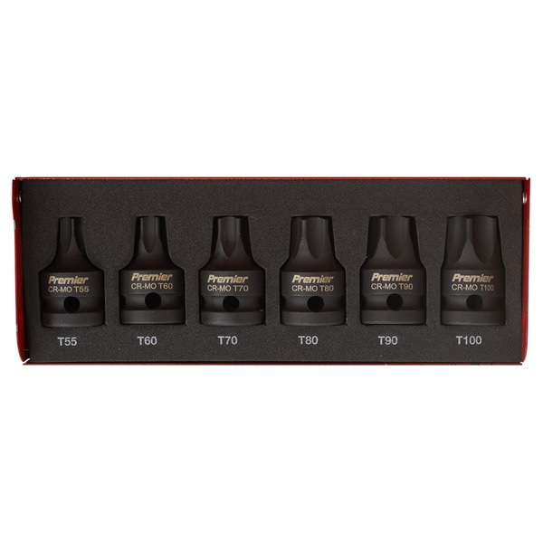 Sealey AK5607 Premier TRX-Star* Impact Socket Bit Set 1/2