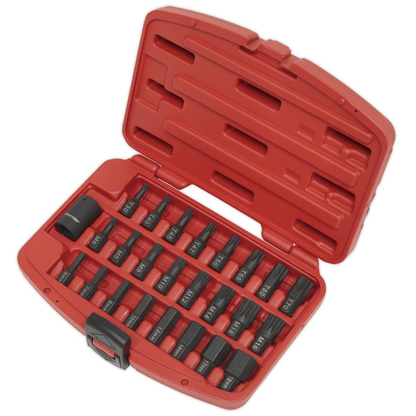 Sealey AK5612 Premier TRX-Star*/Hex/Spline Impact Bit Set 1/2