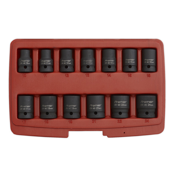 Sealey AK5613TD Premier Total Drive&reg; Impact Socket Set 1/2