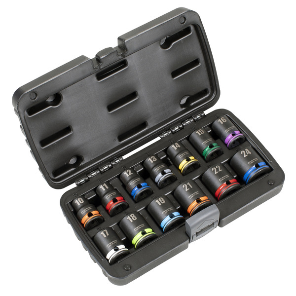 Sealey AK56160M Lock-On&trade; Impact Socket Set 1/2