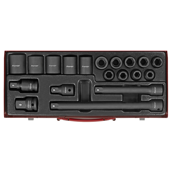 Sealey AK5619M Premier Impact Socket Set 1/2