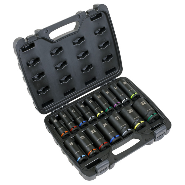 Sealey AK5818M Premier Deep Impact Socket Set 1/2