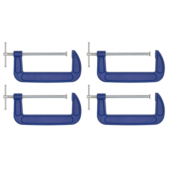 Sealey AK60084 G-Clamp Set 200mm 4pc