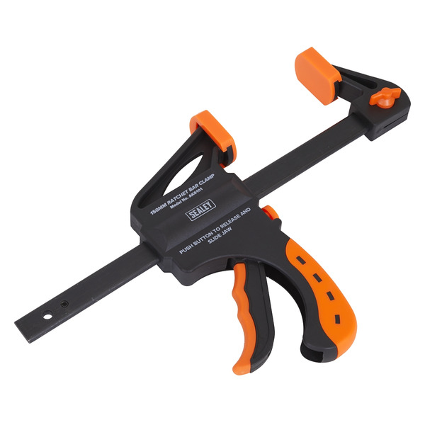 Sealey AK61014 Ratchet Bar Clamp Set 150mm 4pc