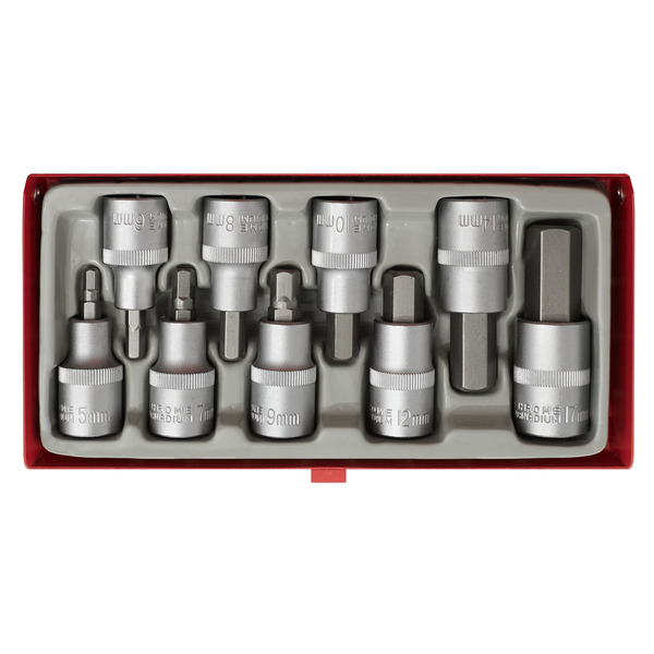 Sealey AK620 Premier Hex Socket Bit Set 1/2