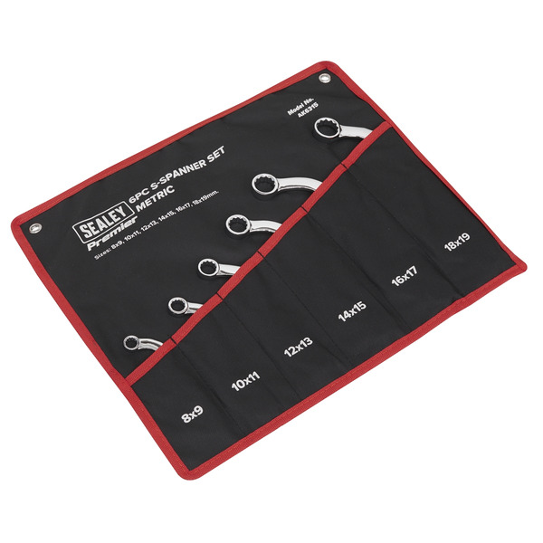 Sealey AK6315 Premier S-Spanner Set 6pc