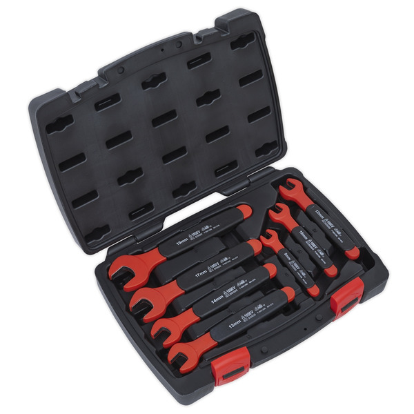 Sealey AK63171 Premier Insulated Open-End Spanner Set 7pc - VDE Approved