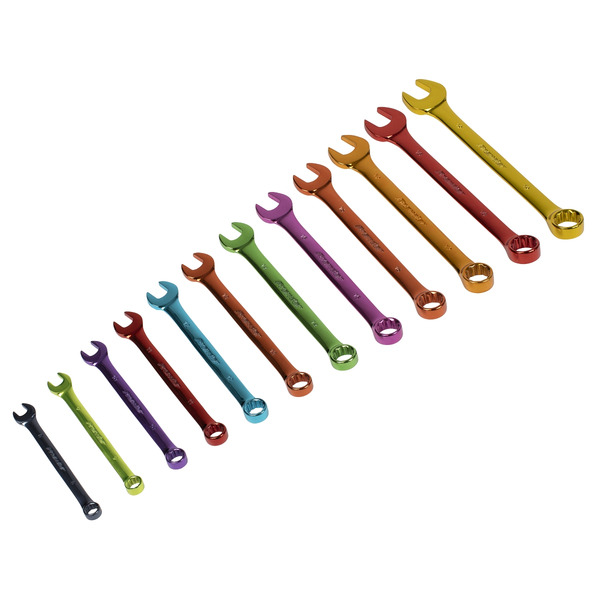 Sealey AK63267 Premier Multi-Coloured Combination Spanner Set 12pc